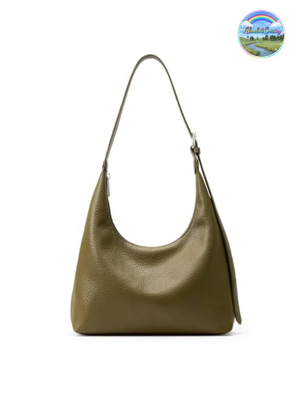 Women's Vegan Leather Hobo Tote Bag with Adjustable Strap | Handbag